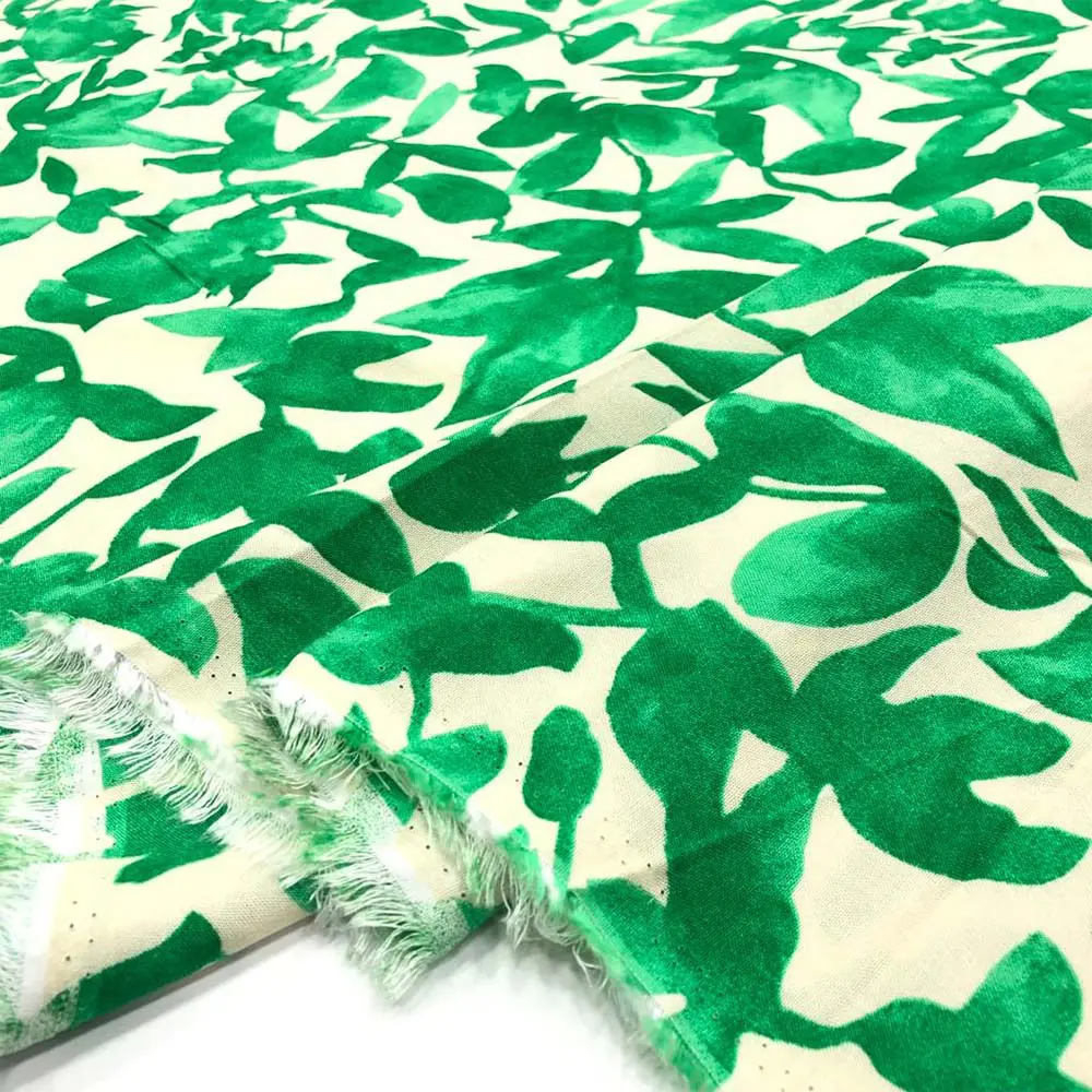 Desenli Viskon Kumaş