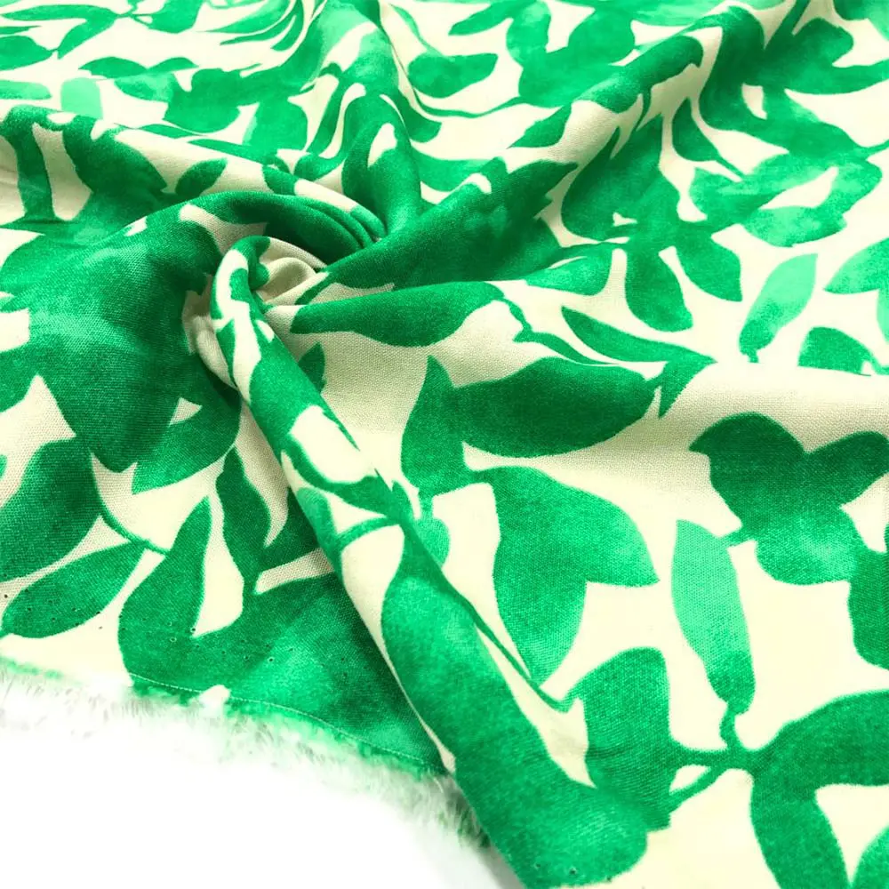 Desenli Viskon Kumaş