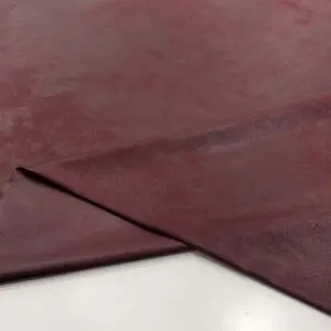 İnce Deri Kumaş Bordo