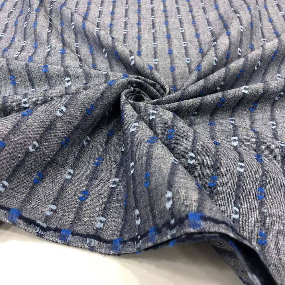 İnce Desenli Kot Kumaş