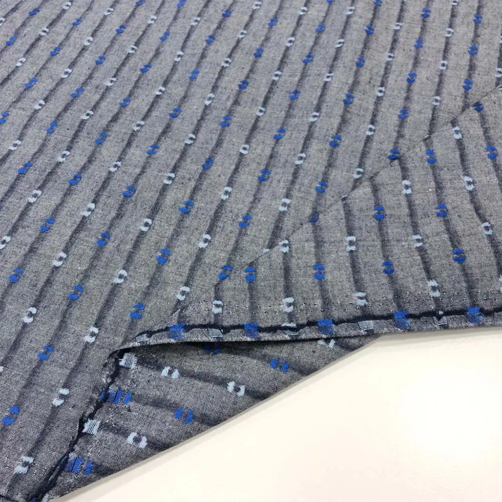 İnce Desenli Kot Kumaş