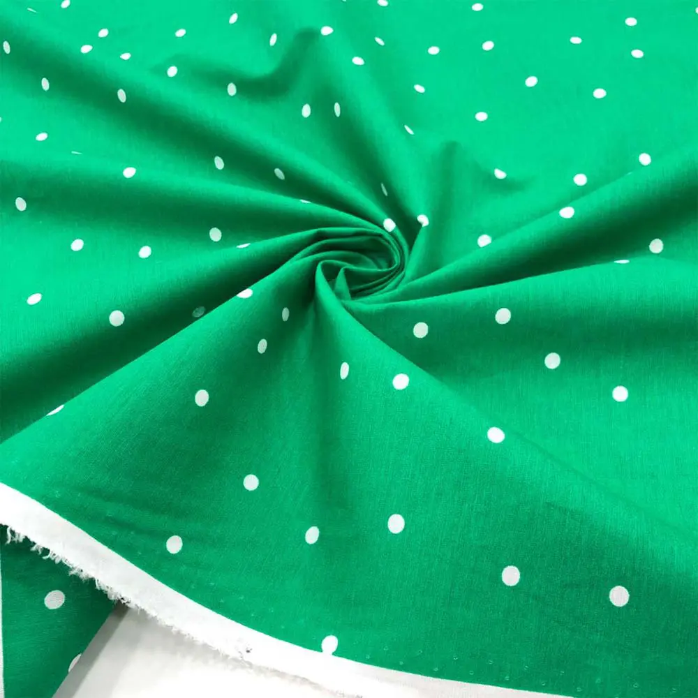 Puantiyeli Poplin Kumaş