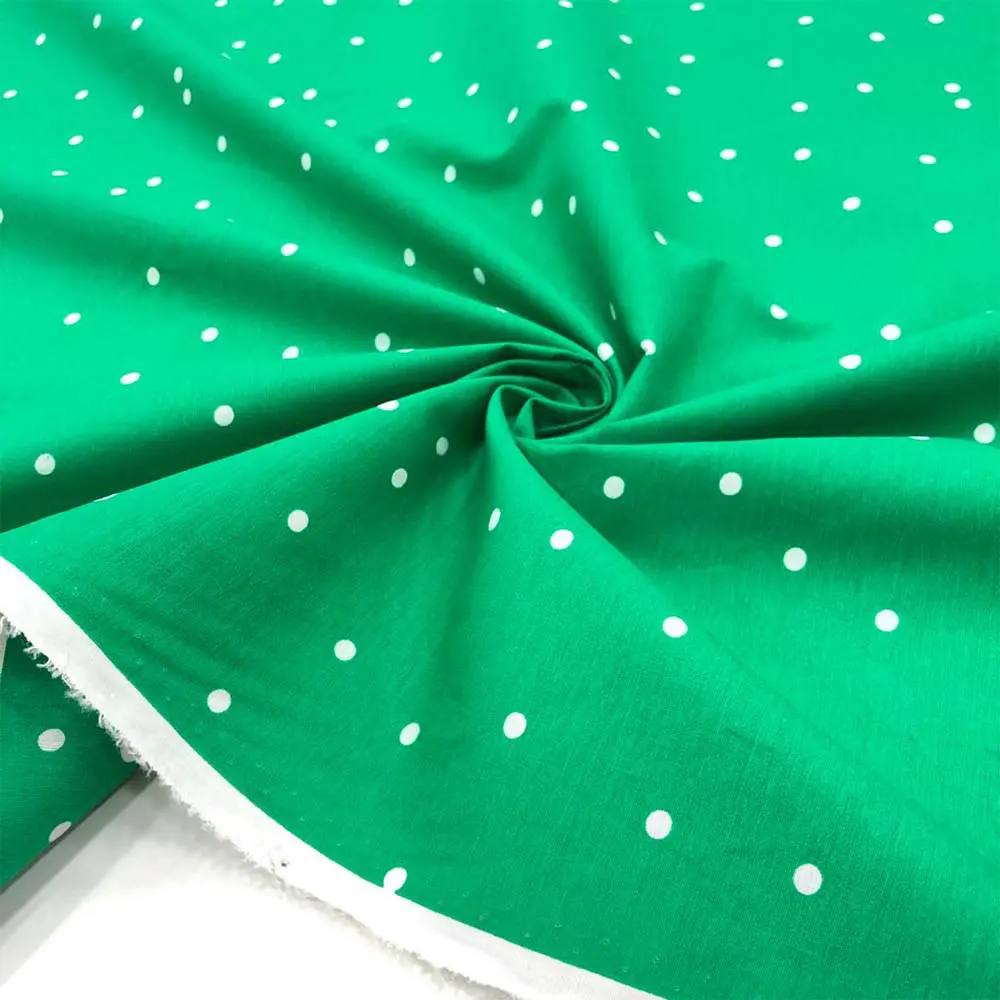 Puantiyeli Poplin Kumaş