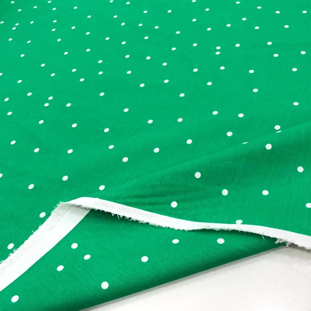 Puantiyeli Poplin Kumaş