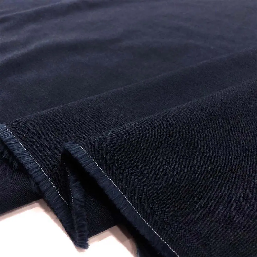 Taşlanmış Gabardin Kumaş Lacivert