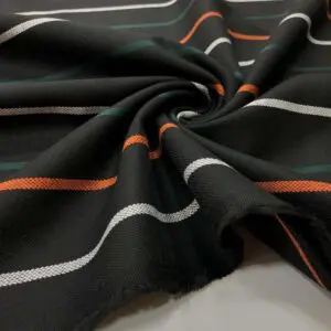 Çizgili Dökümlü Gabardin Kumaş Siyah Çizgili Dökümlü Gabardin Kumaş Siyah