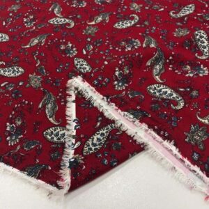 Desenli Belmando Viskon Kumaş