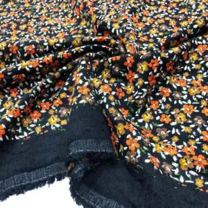 Desenli Kadife Kumaş Desenli Kadife Kumaş