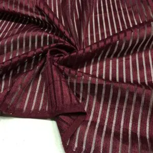 Desenli Tül Kumaş Bordo Desenli Tül Kumaş Bordo