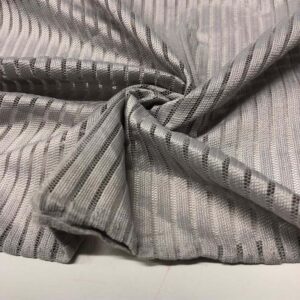 Desenli Tül Kumaş Gri