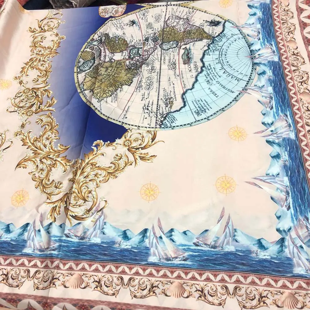 İpek Desenli Saten Kumaş