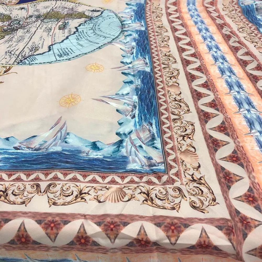 İpek Desenli Saten Kumaş