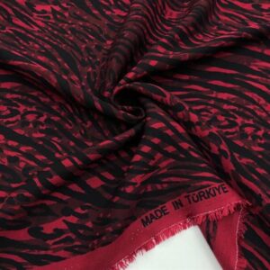 Desenli Belmando Viskon Kumaş