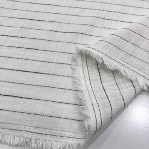 Desenli Ham Keten Kumaş