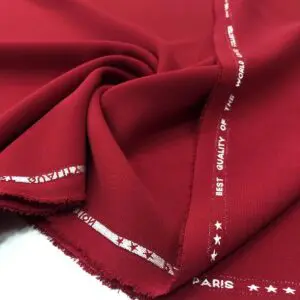 Paris Krep Kumaş Kırmızı