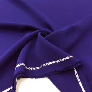 Paris Krep Kumaş Saks Mavisi