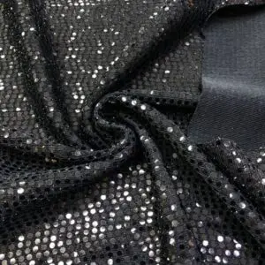 Pullu İnce Triko Kumaş Pullu İnce Triko Kumaş