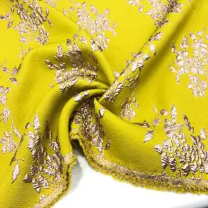 Desenli Yakma Şifon Kumaş