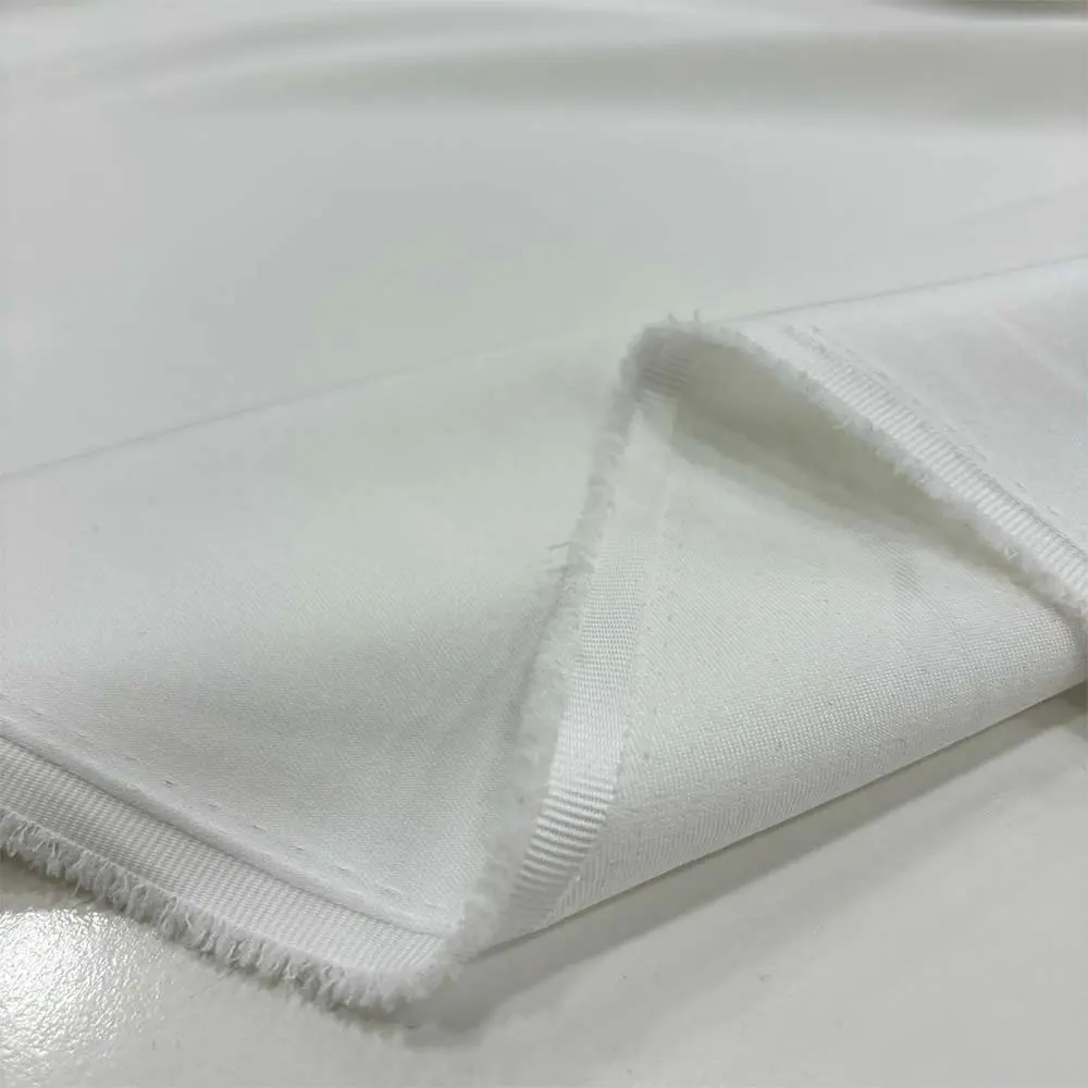 Asetat Saten Kumaş Kırık Beyaz Asetat Saten Kumaş Kırık Beyaz