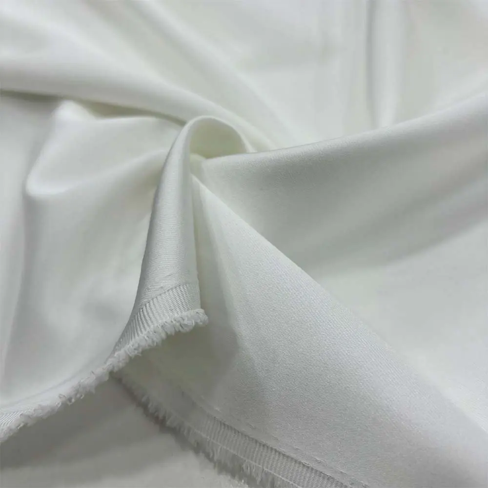 Asetat Saten Kumaş Kırık Beyaz Asetat Saten Kumaş Kırık Beyaz