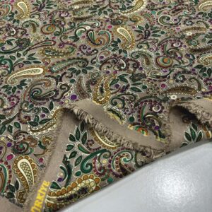 Desenli Belmando Viskon Kumaş