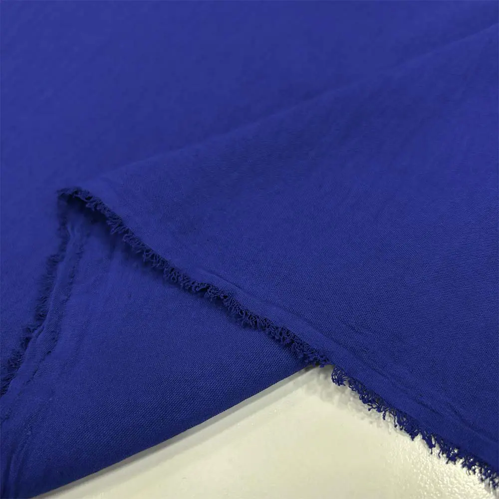 Aerobin Krep Kumaş Saks Mavisi