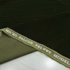 İpek Kadife Kumaş Haki Yeşil