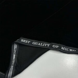 İpek Kadife Kumaş Siyah