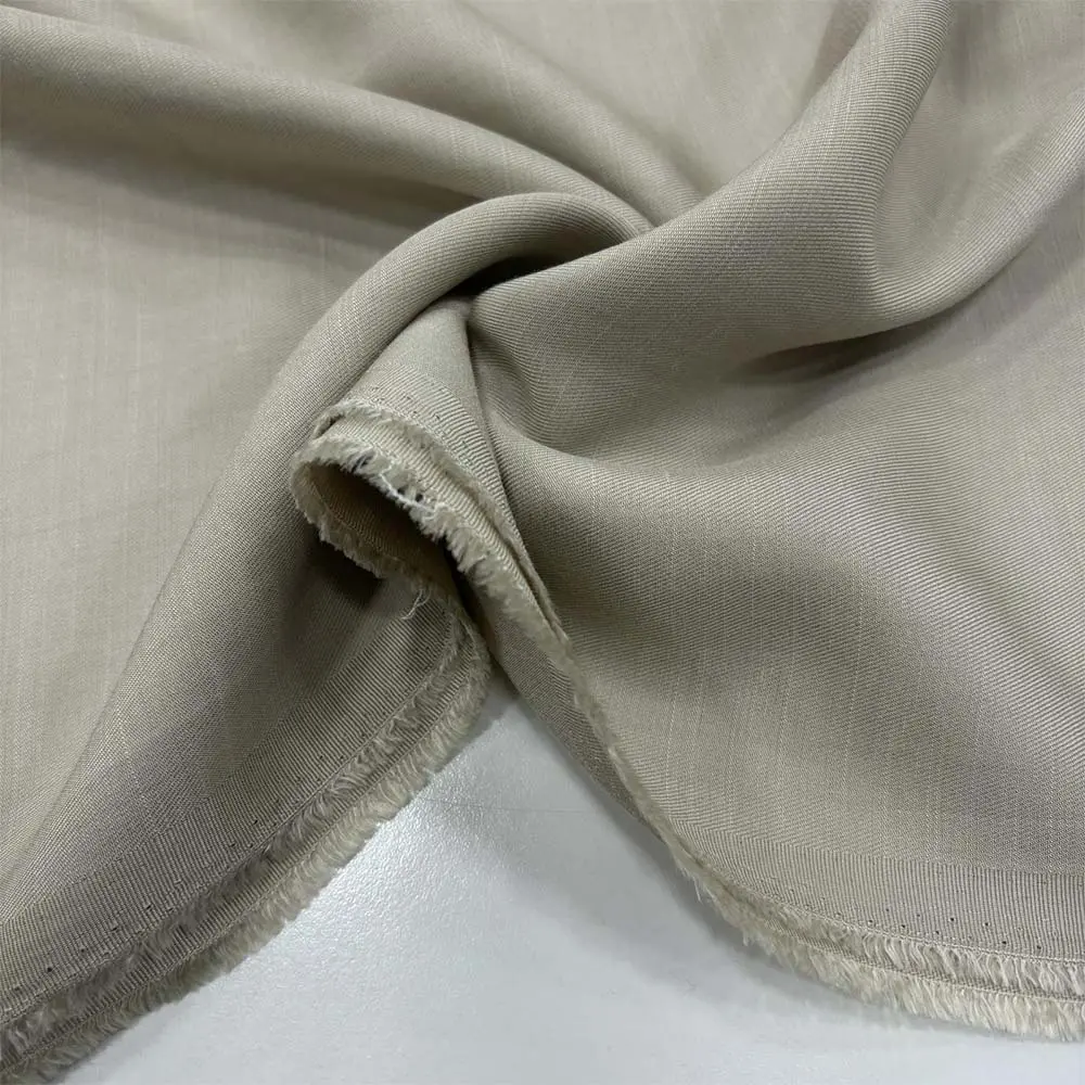 Taşlanmış Floş Keten Kumaş Bej Taşlanmış Floş Keten Kumaş Bej