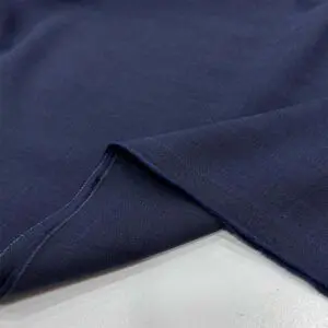 Taşlanmış Keten Kumaş Lacivert