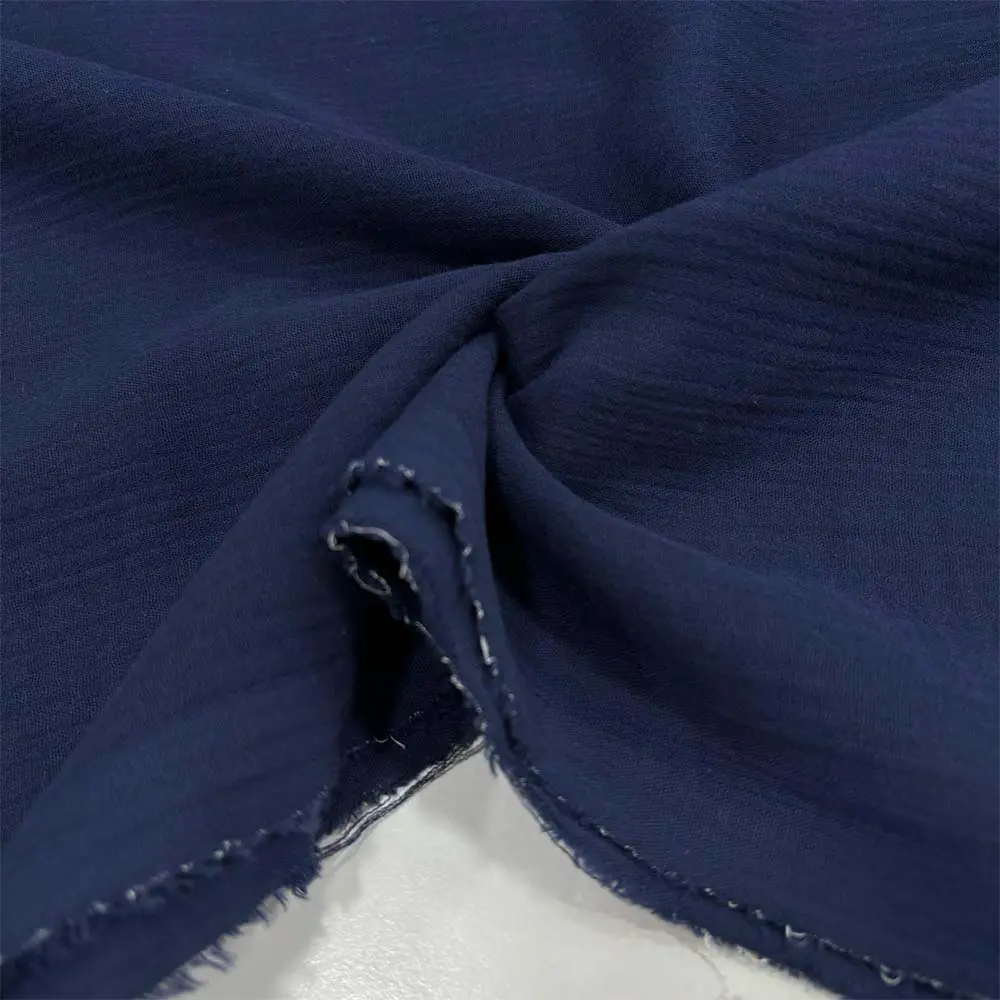 Çift Kat Müslin Kumaş Lacivert Çift Kat Müslin Kumaş Lacivert