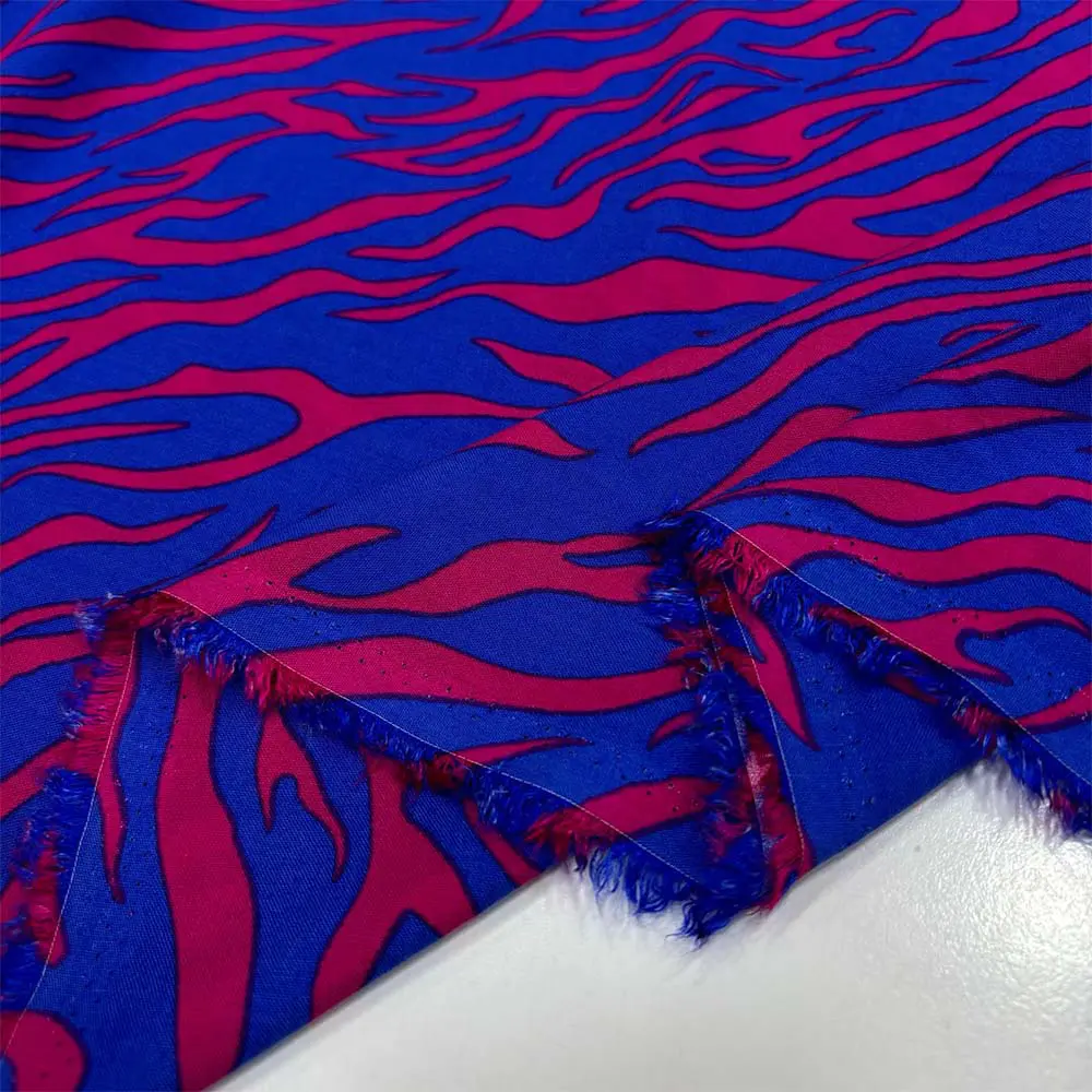 Desenli Viskon Kumaş