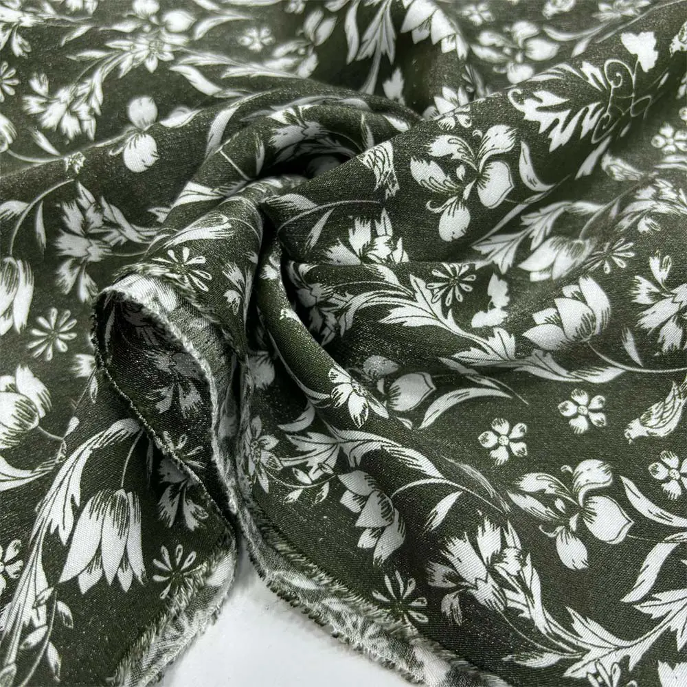 Simli Pamuk Cupra Kumaş