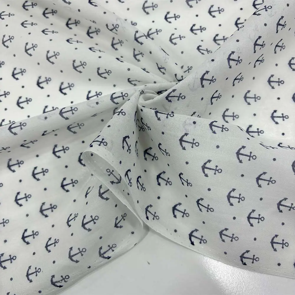 Çapa Desenli Tülbent Kumaş Çapa Desenli Tülbent Kumaş