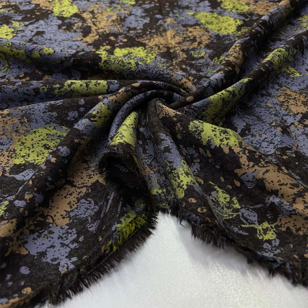 Desenli Belmando Viskon Kumaş