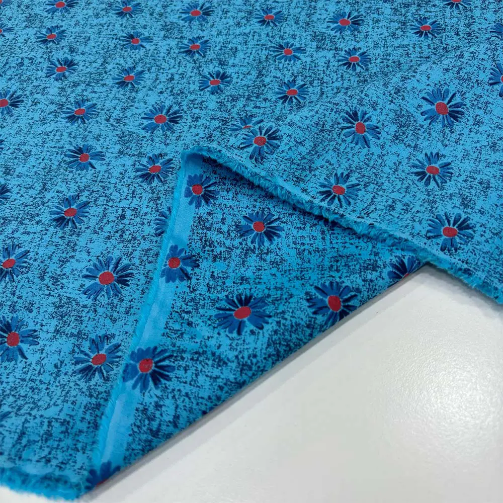 Desenli Poplin Kumaş