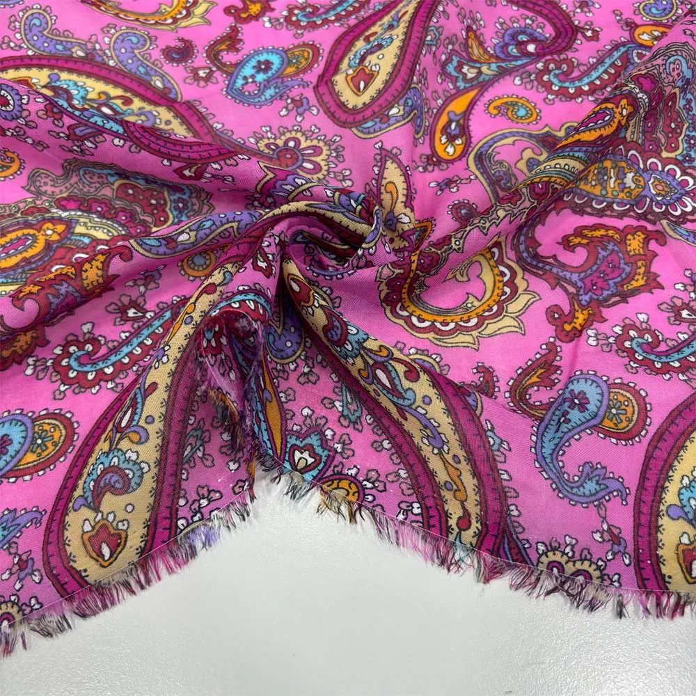 Desenli Tülbent Kumaş Desenli Tülbent Kumaş