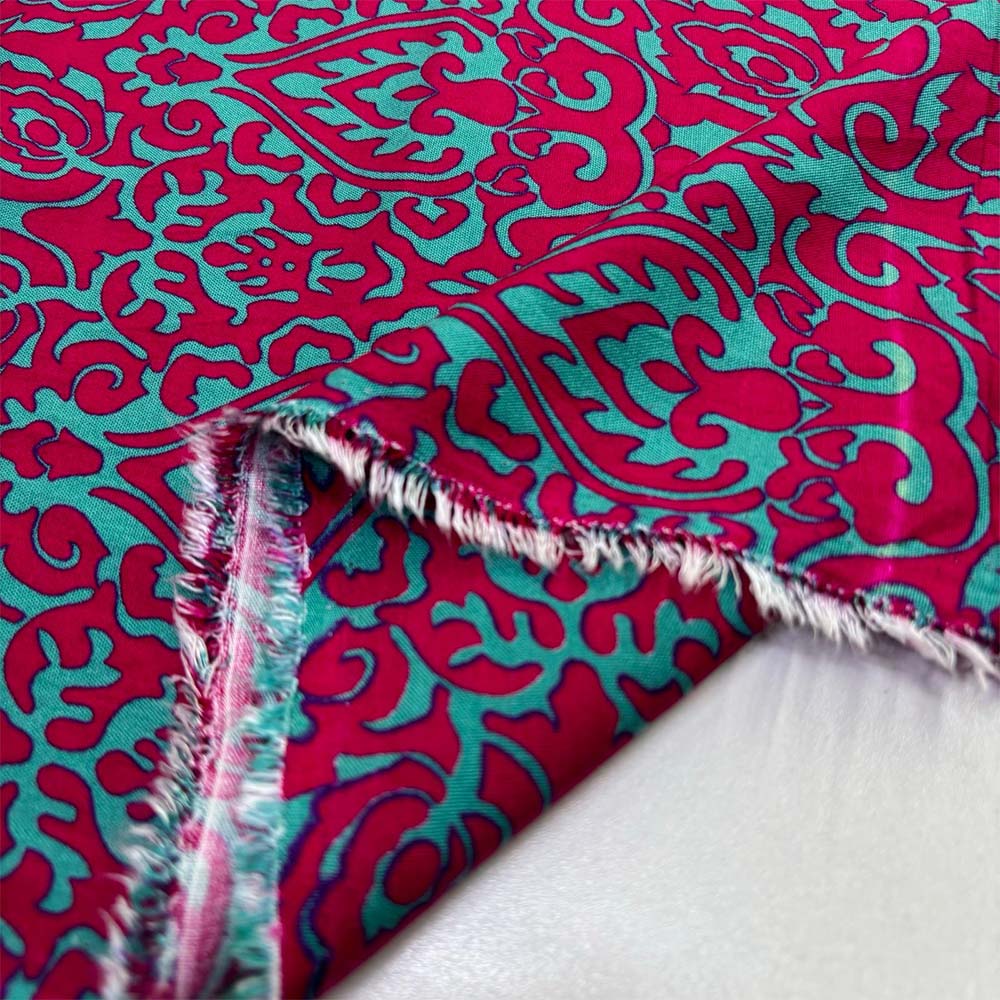 Desenli Viskon Kumaş