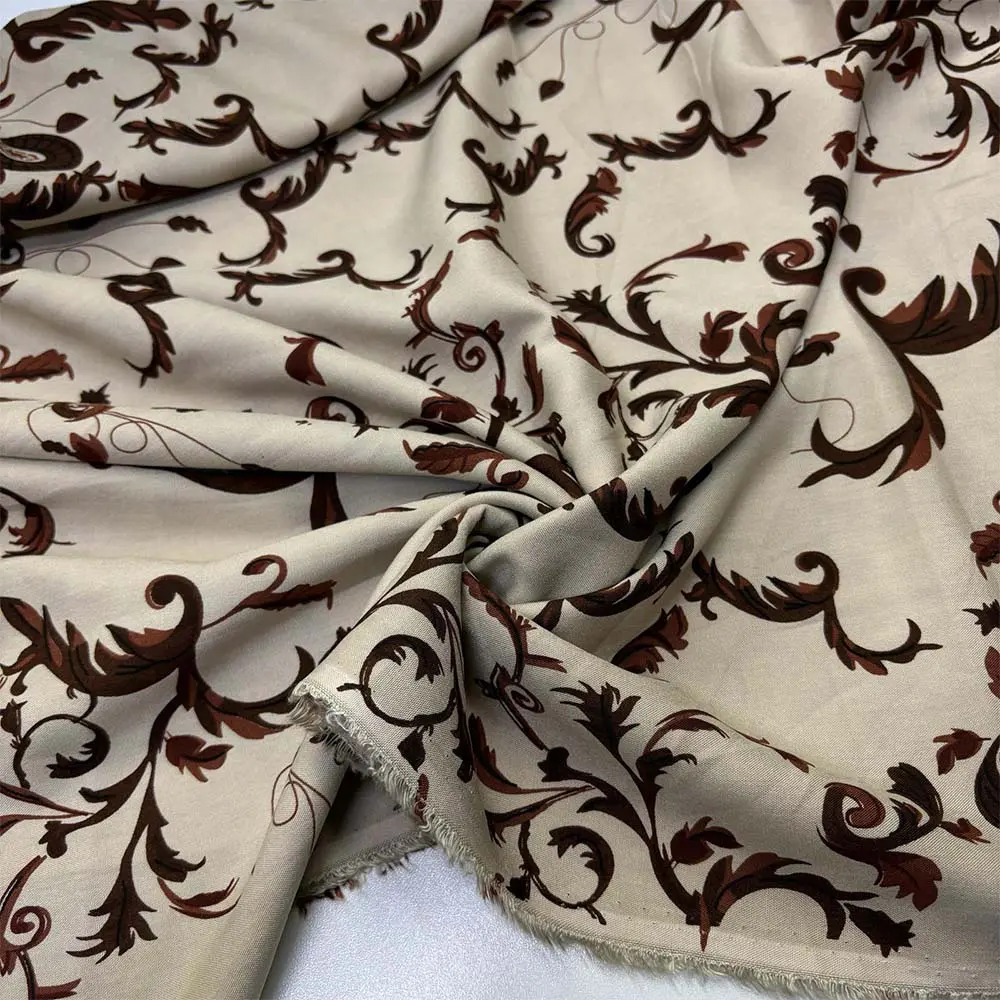 Desenli Viskon Kumaş