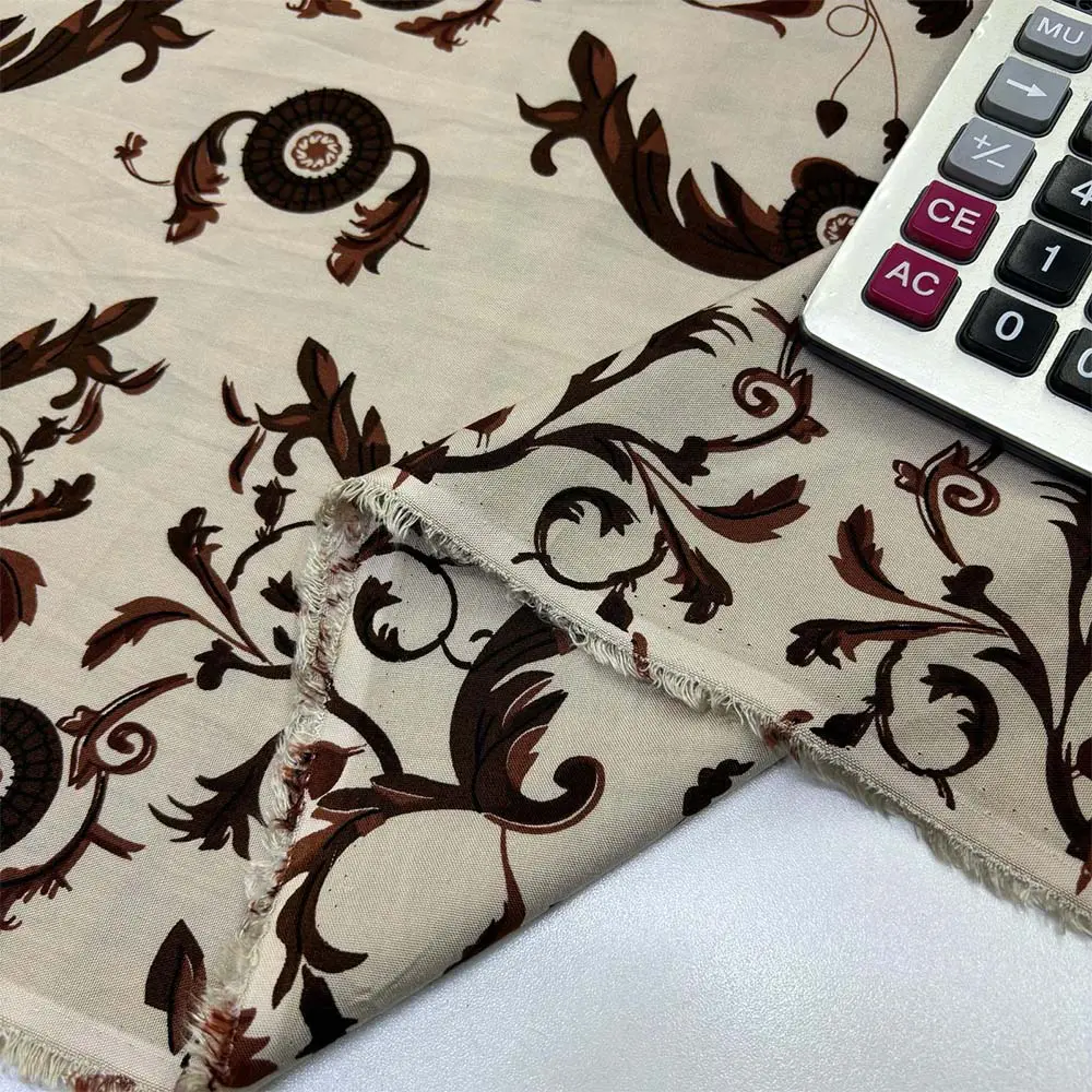 Desenli Viskon Kumaş