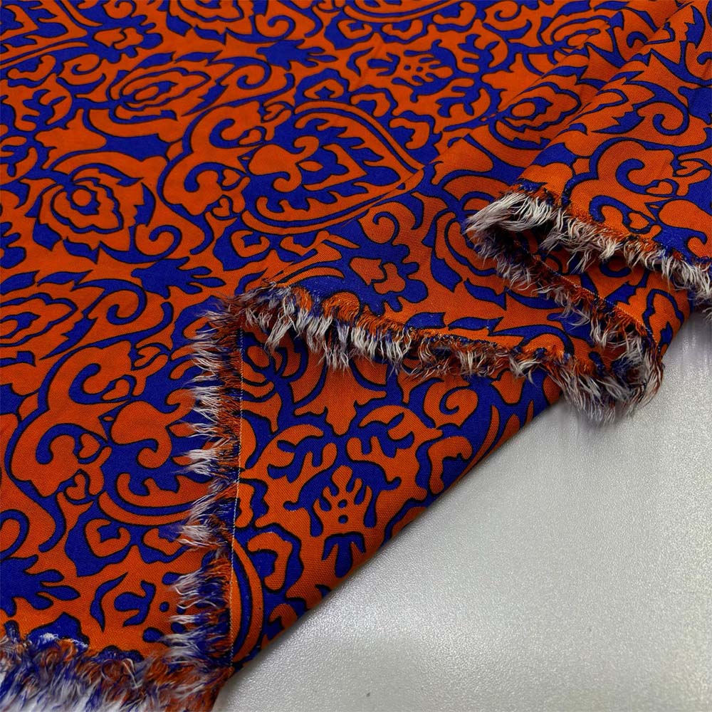 Desenli Viskon Kumaş