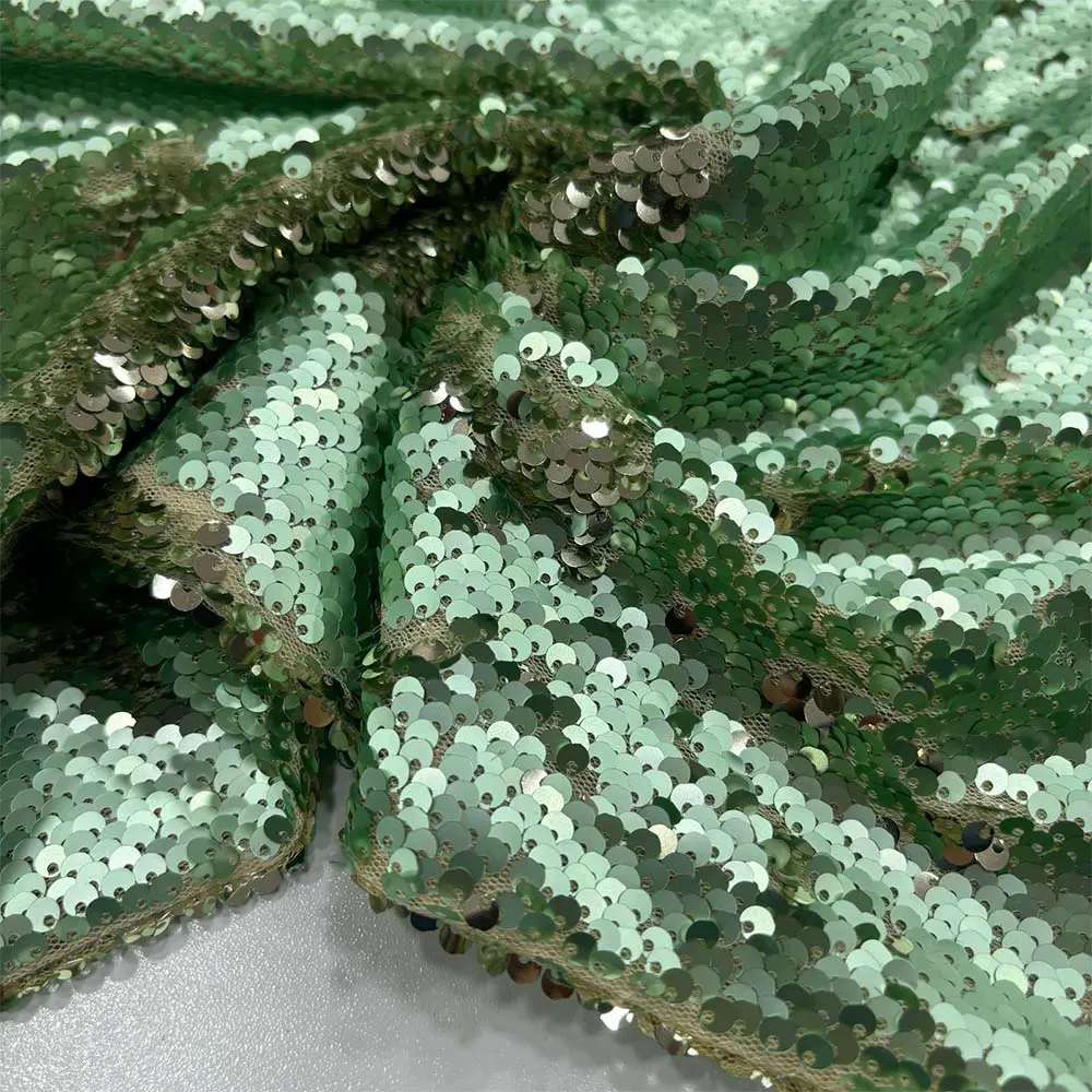 Dönen Payet Kumaş Mint Yeşili - Gold Dönen Payet Kumaş Mint Yeşili - Gold