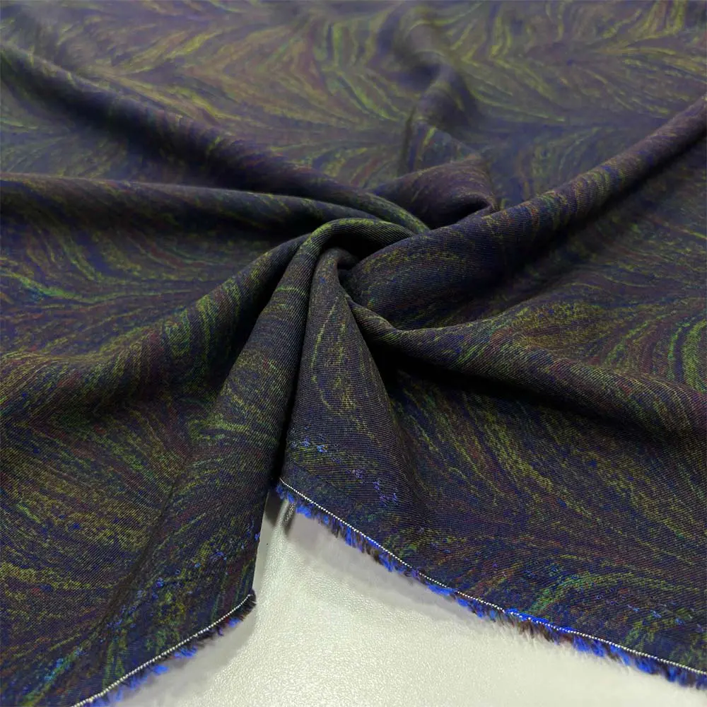 Desenli Belmando Viskon Kumaş