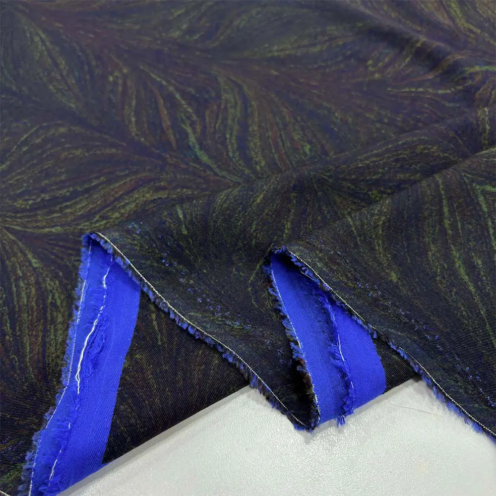 Desenli Belmando Viskon Kumaş