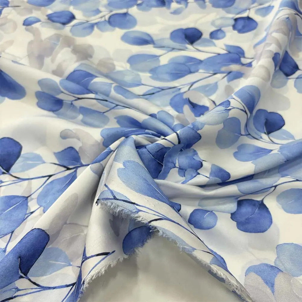 İpek Desenli Saten Kumaş