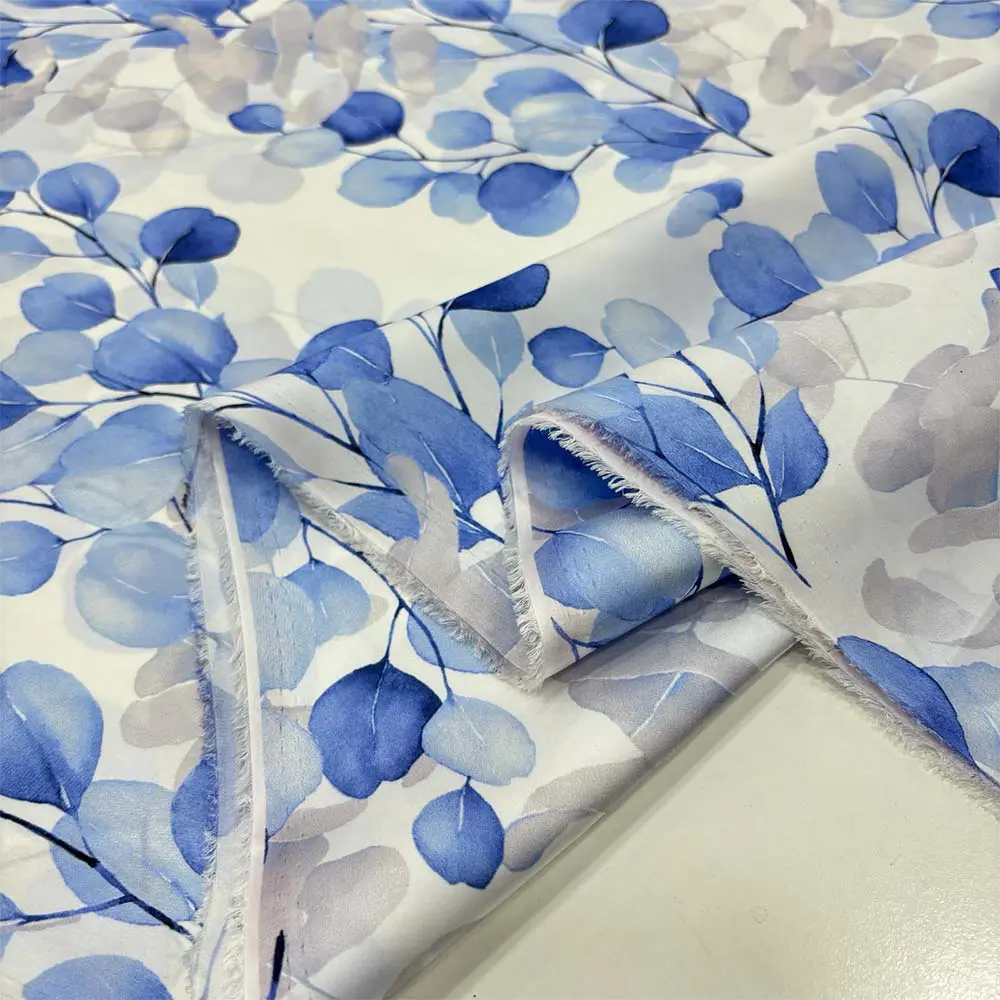 İpek Desenli Saten Kumaş