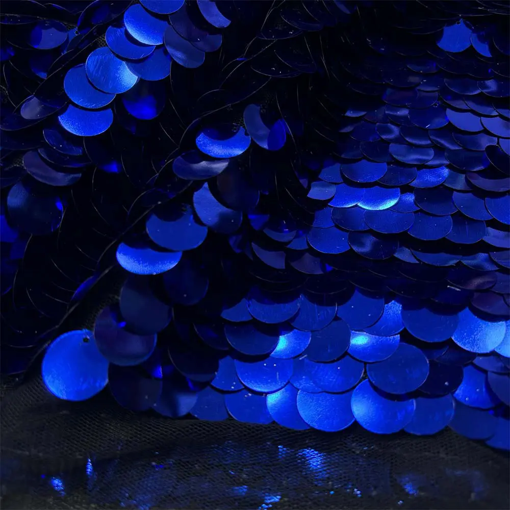 Payet Kumaş Saks Mavisi Payet Kumaş Saks Mavisi