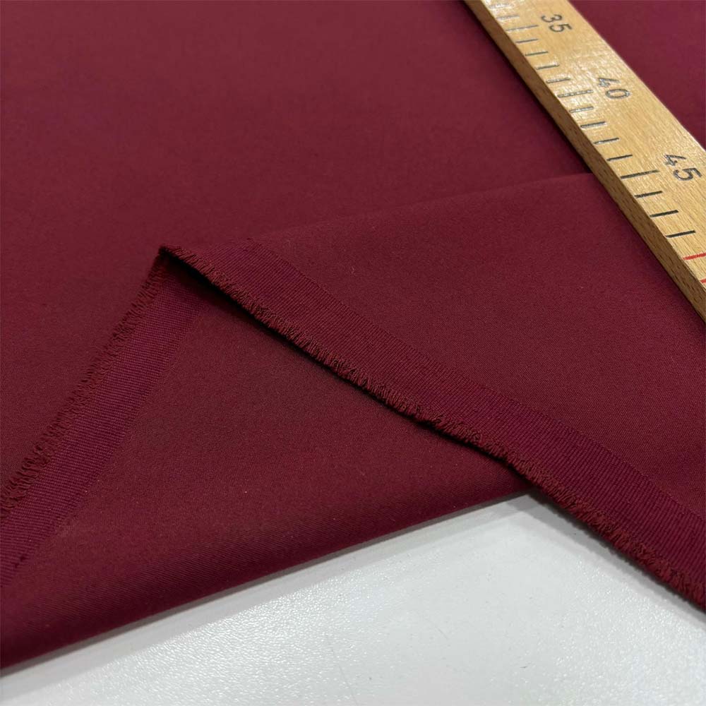 Kalın Dökümlü Gabardin Kumaş Bordo