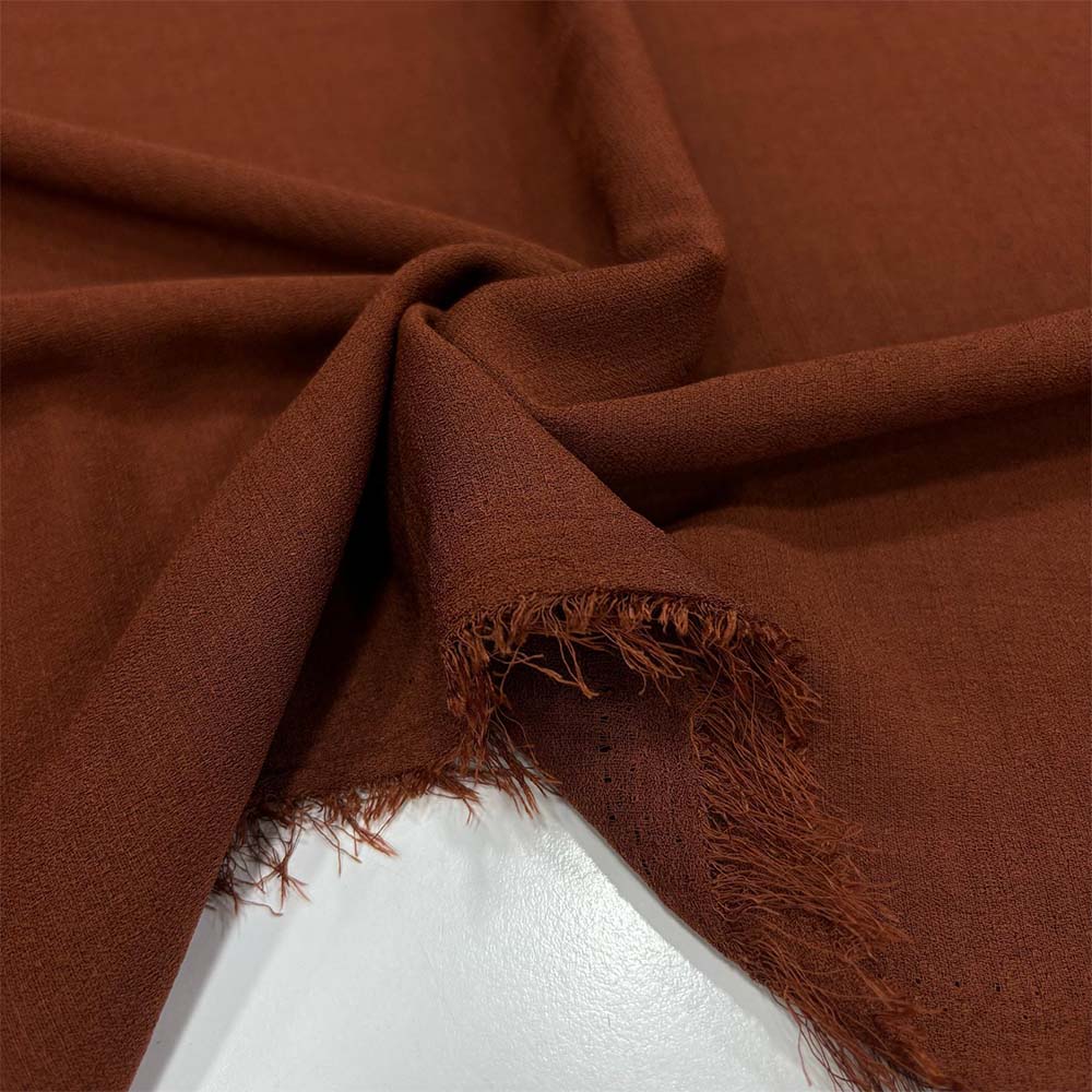 Kırışmayan Keten Kumaş Kiremit Kırışmayan Keten Kumaş Kiremit