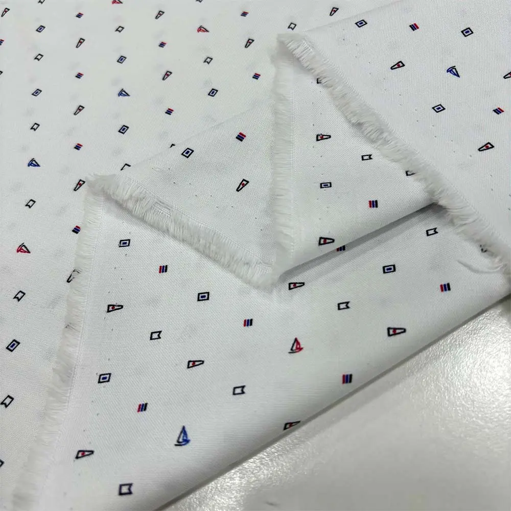 Desenli Poplin Kumaş